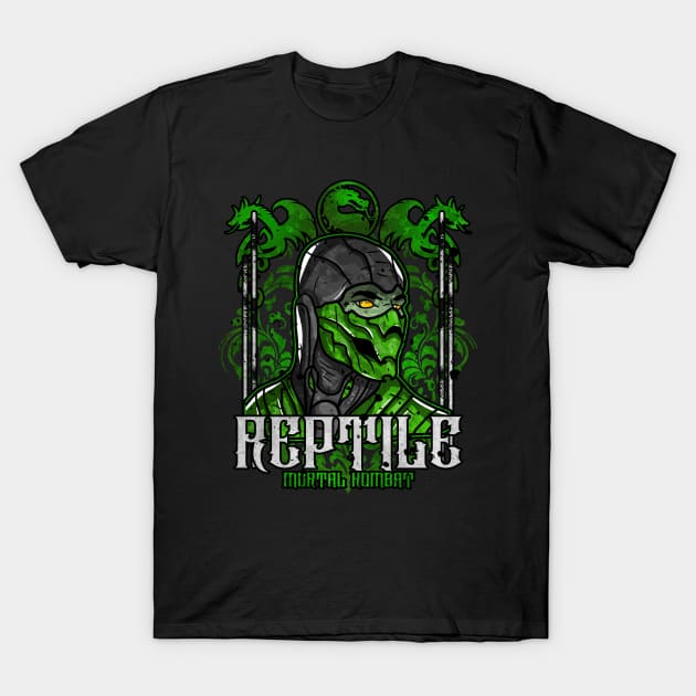 Reptile (Mortal Kombat) T-Shirt by Brom Store